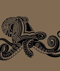 Image result for Tribal Octopus Art