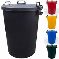 Image result for Plastic Garbage Bin with Lid