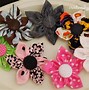Image result for Fabric Flower Hair Clips