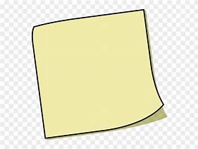 Image result for Sticky-Note Clip Art Black and White