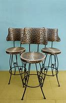 Image result for Animal Print Bar Stools Counter Height