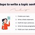 Image result for Essay with Thesis Statement and Topic Sentence