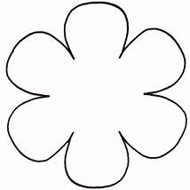 Image result for Flower Shape Cut Out Template