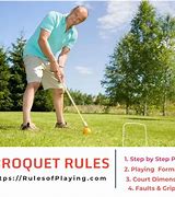 Image result for Simple Croquet Rules