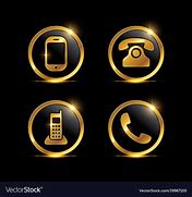 Image result for Phone. Sign Gold