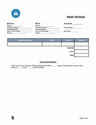 Image result for Rental Invoice Template South Africa