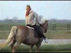 Image result for Riding a Horse Backwards