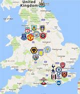 Image result for Premier League Fan Map