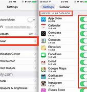 Image result for iPhone Cellular Data Settings