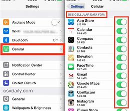 Image result for Settings iPhone SE Cellular