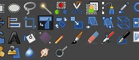 Image result for GIMP Tool Icons