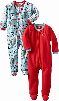 Image result for new infant boys winter pajama
