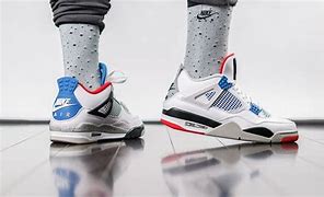 Image result for Air Jordan 4 On Feet