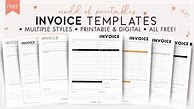 Image result for Free Invoice Template Printable