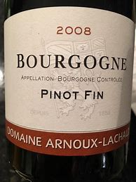 Image result for Robert Arnoux Arnoux Lachaux Bourgogne Pinot Fin