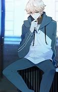 Image result for Anime Boy Sitting