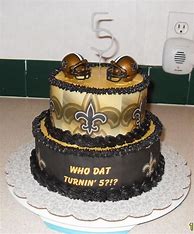 Image result for New Orleans Saints Birthday Cake