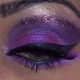Image result for Glitter Purple Eye Makeup