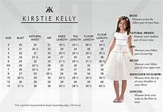 Flower Girl Size Chart Kirstie