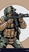 Image result for Soldier with Gun Drawing