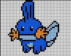 Image result for Pokemon Pixel Art Mudkip