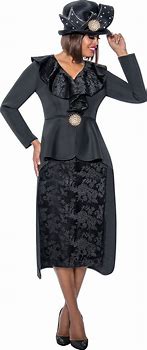 Image result for Black Church Suits and Dresses