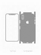 Image result for iPhone X Case Template Cut Out