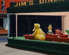 Image result for Nighthawks Painting Parodies