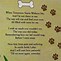 Image result for Paw Print Poem About Dogs