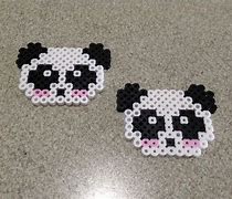 Image result for Panda Perler Bead Pattern