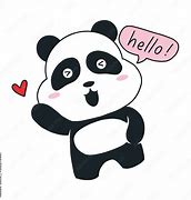 Image result for Cute Hello Panda Animated