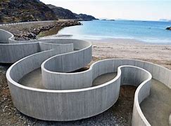 Image result for Curved Concrete Wall