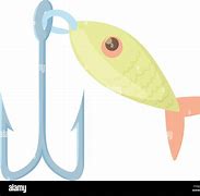 Image result for Fish Hook Cartoon Images