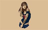 Image result for Cool Girl Drawing Wallpaper