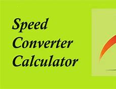 Image result for Speed Converter Calculator