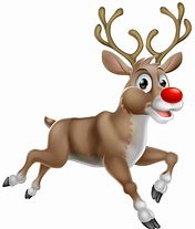 Image result for Rudolf Reindeer Cartoon