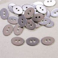 Image result for Black Oval Sewing Buttons