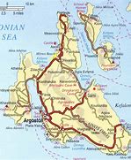 Image result for Kefalonia Island Greece Map
