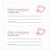 Image result for Free Love Coupon Template Word