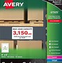 Image result for Avery Labels 4 per Sheet Template