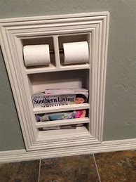 Image result for Built in Toilet Paper Holder