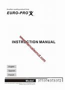 Image result for Euro Pro X Sewing Machine Manual 80