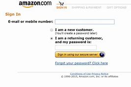 Image result for Amazon Forgot Password
