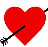 Image result for Heart Arrow Emoji Black and White