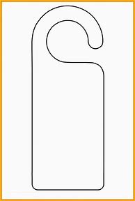 Image result for Door Hanger Template Without Background