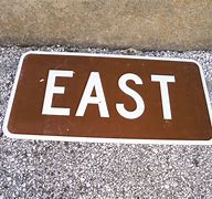 Image result for East Road Sign