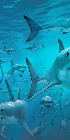 Pin by Alicia Os on WATER in 2022 | Shark background, Shark photos, Underwater wallpaper | Shark pictures, Shark background, Shark