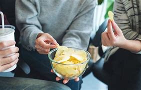 Image result for Image of Sharing Potato Chips