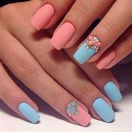 Image result for 2 Color Nail Ideas