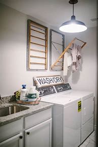 Image result for Built in Drying Rack Laundry Room